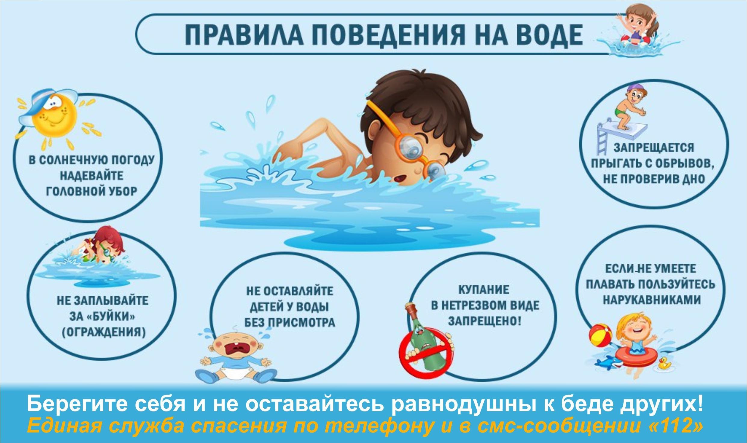 Безопасность на водоемах в летний период.